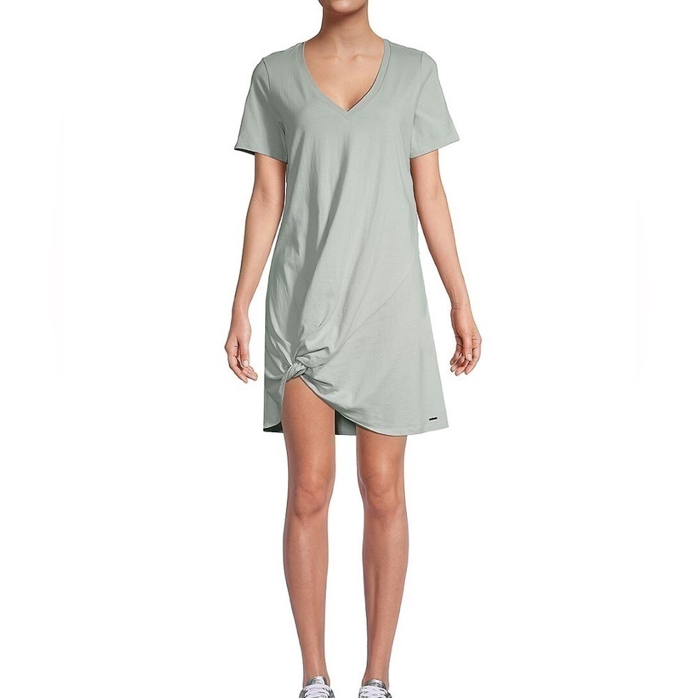 N:Philanthropy Leonardo T-Shirt Dress Green Cotton